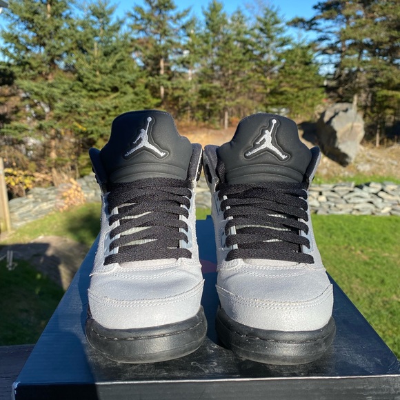 Jordan 5 Retro GG Wolf grey 440892-008 SIZE 4Y Youth 2016 - Picture 3 of 6